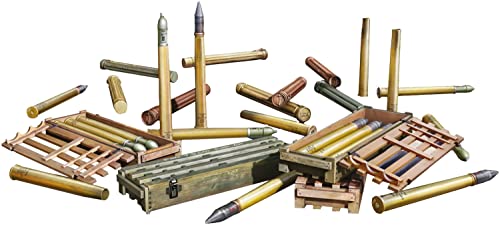 Mini Art 35402 1:35 Dt. 7,5cm PaK40 Munitionski. Set 2 - originalgetreue Nachbildung, Modellbau, Plastik Bausatz, Basteln, Hobby, Kleben, Modellbausatz, Zusammenbauen, unlackiert von MiniArt