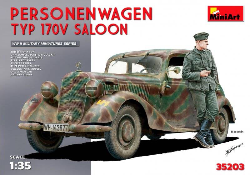 Personenwagen Typ 170V Saloon. Special Edition von Mini Art