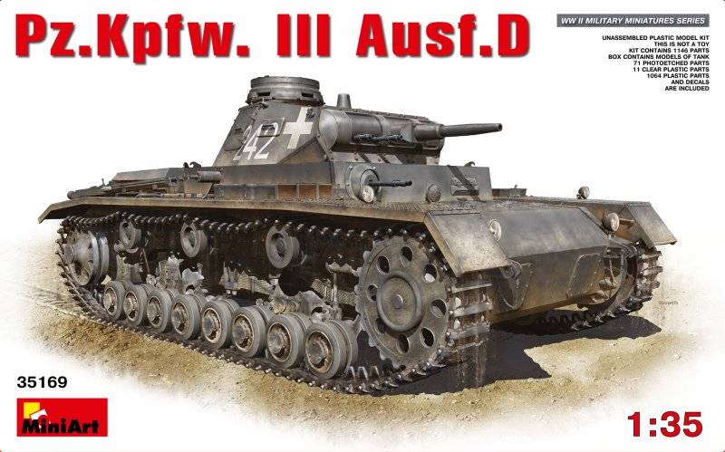 Pz.Kpfw.3 Ausf.D von Mini Art