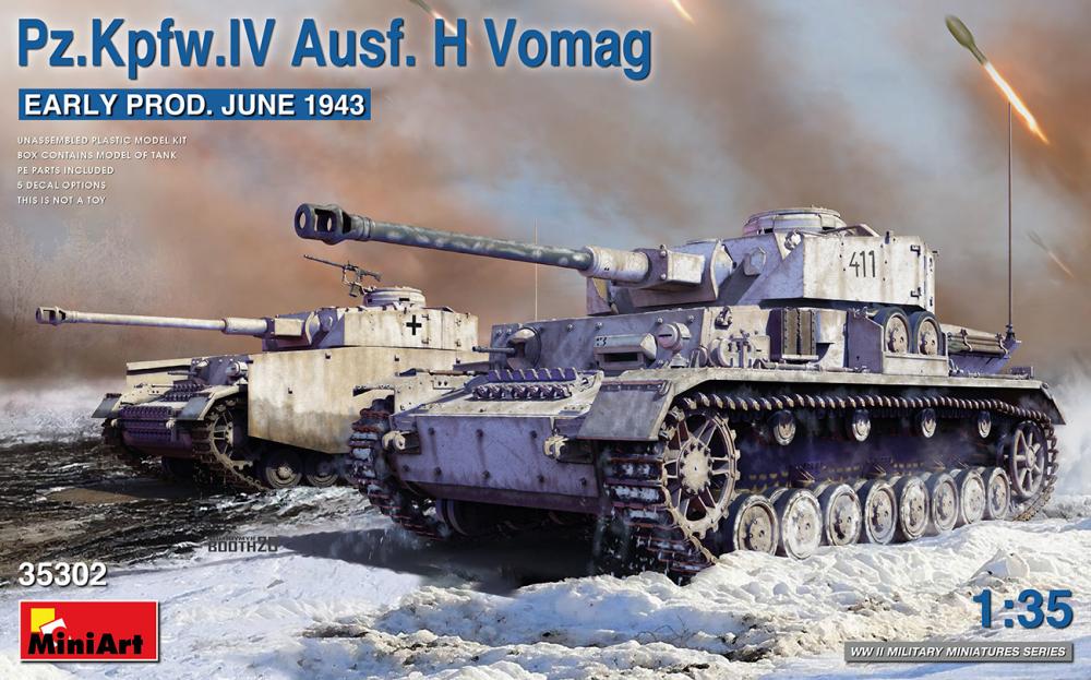 Pz.Kpfw.IV Ausf. H Vomag. Early Prod. (June 1943) von Mini Art