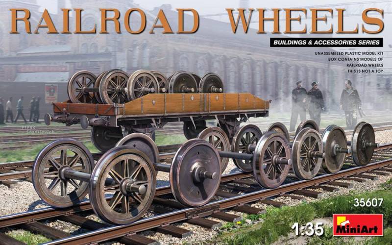 Railroad Wheels von Mini Art