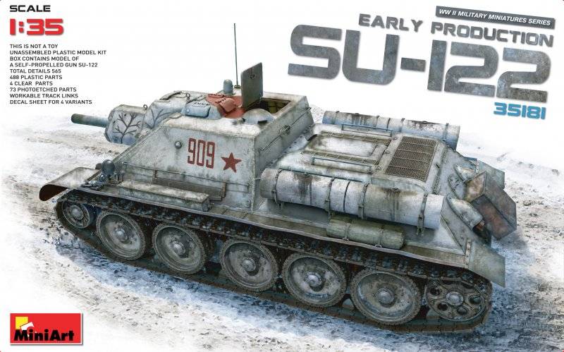 SU-122 (Early Production) von Mini Art