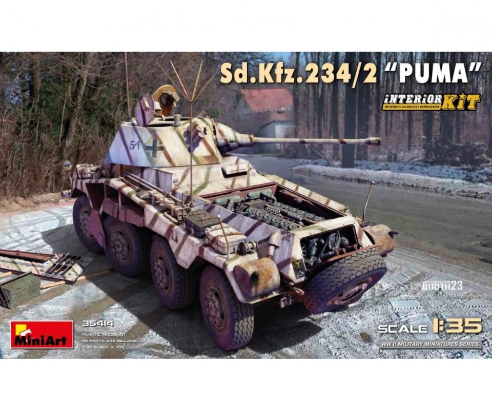 Sd.Kfz.234/2 Puma - Interior Kit von Mini Art