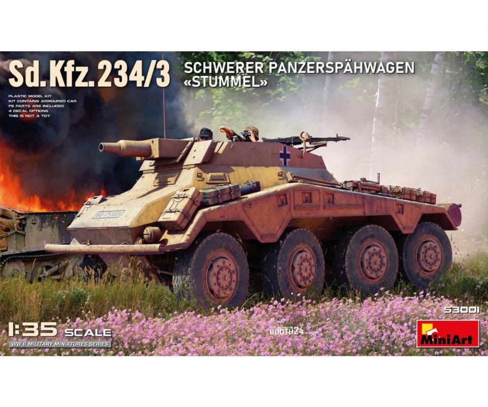 Sd.Kfz.234/3 Schw. Panzer Stummel von Mini Art