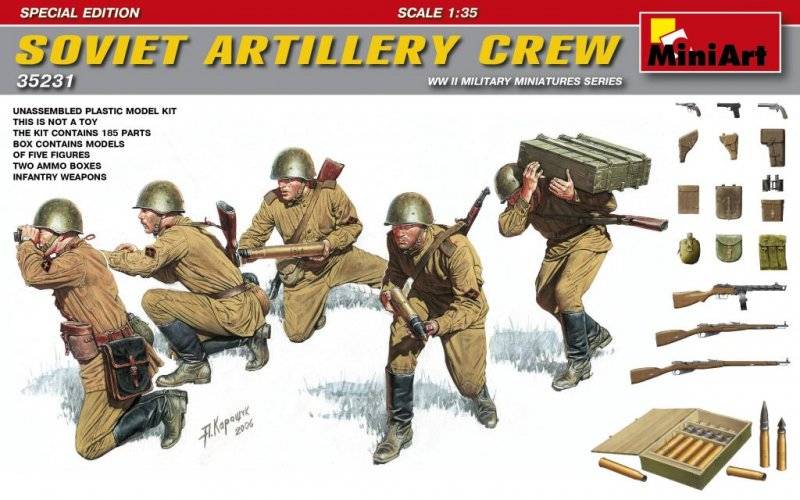 Soviet Artillery Crew - Special Edition von Mini Art