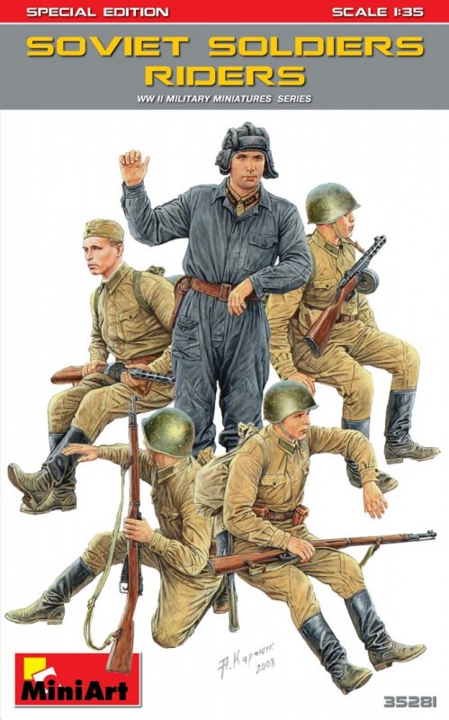 Soviet Soldiers Riders.Special Edition von Mini Art