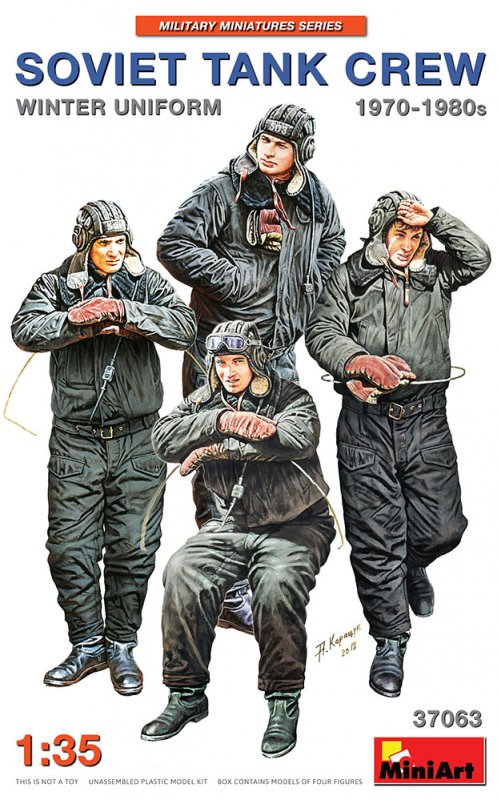 Soviet Tank Crew 1970-1980s. Winter Uniform von Mini Art