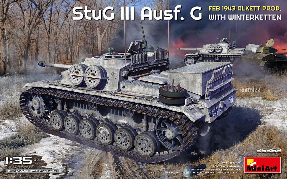 StuG III Ausf. G Feb 1943 Alkett Prod. with Winterketten von Mini Art