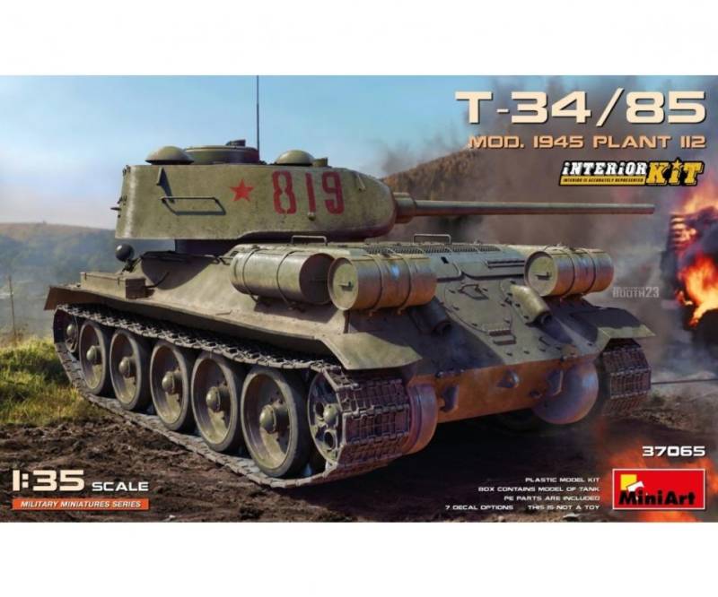 T-34/85 Mod. 1945 Plant 112 - Interior Kit von Mini Art