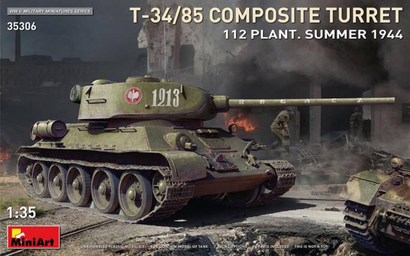 T-34-85 Composite Turret - 112 Plant. - Summer 1944 von Mini Art