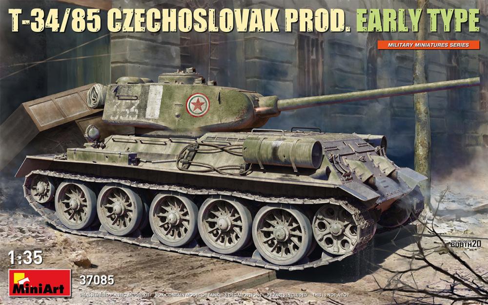 T-34-85 Czechoslovak Prod. Early Type von Mini Art