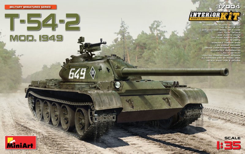 T-54-2 Mod.1949 Interior Kit von Mini Art