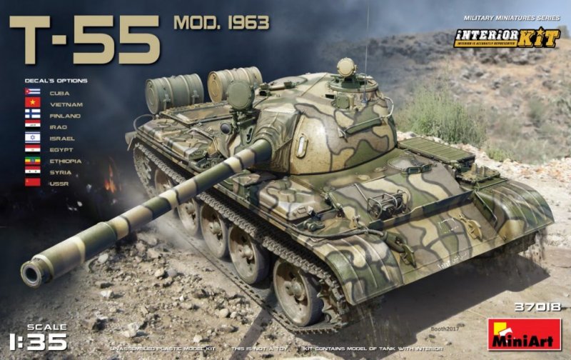 T-55 Modell 1963 Interior Kit von Mini Art