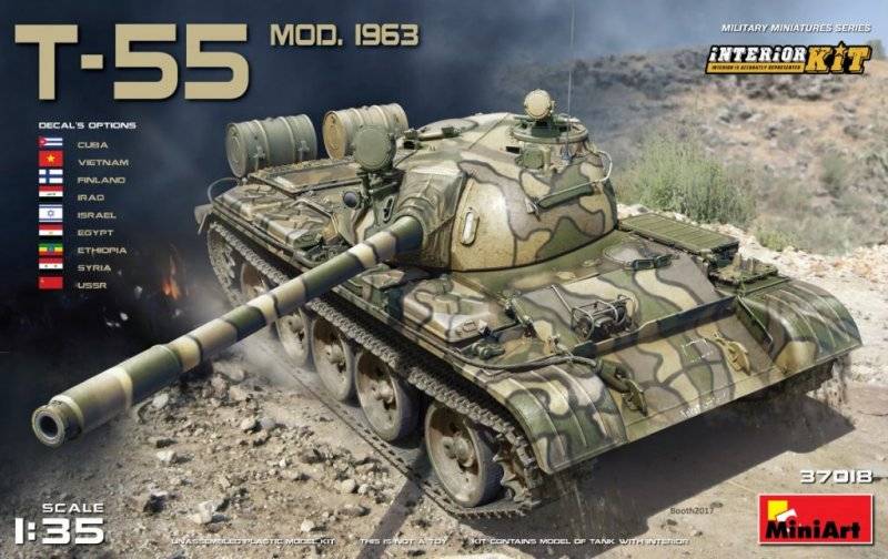 T-55 Modell 1963 Interior Kit von Mini Art