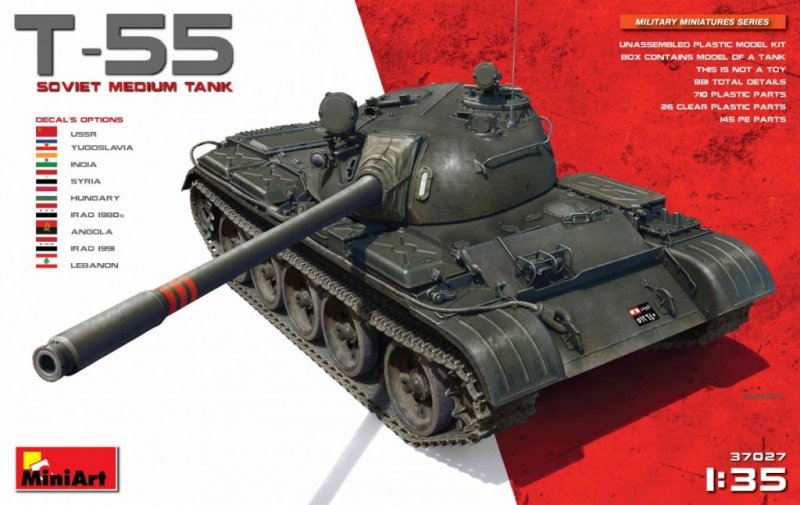 T-55 Soviet Medium Tank von Mini Art