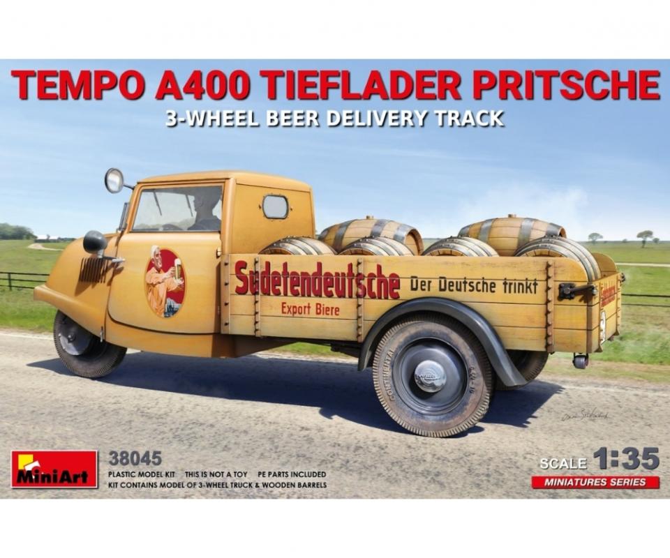 Tempo A400 Bier-Lieferwagen von Mini Art