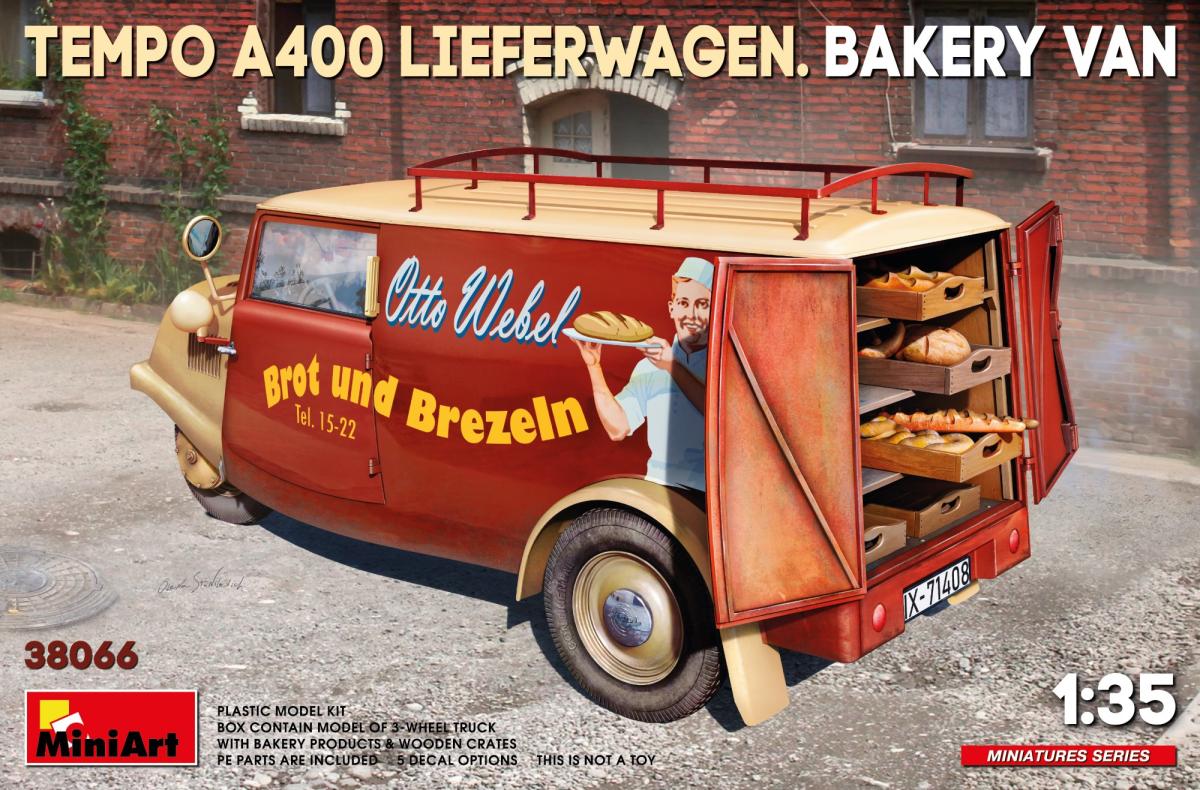 Tempo A400 Lieferwagen m. Backwaren von Mini Art