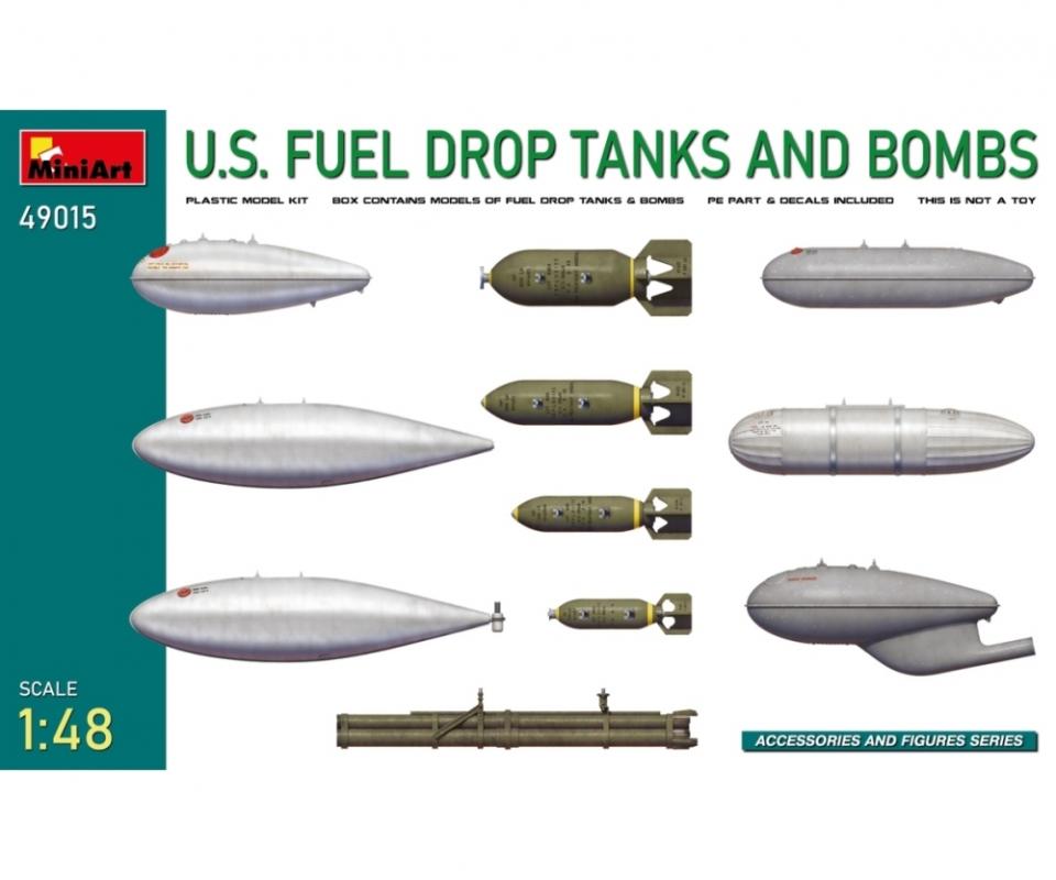 US Flugzeugtanks und Bewaffnung von Mini Art