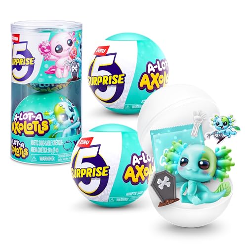 5 SURPRISE A-Lot-A Axolotils, (2 Capsules) von Mini Brands