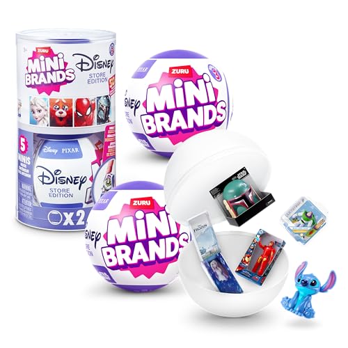 Mini Brands 77602 Kapsels Disney Serie 3 Überraschungskapsel, 2 Capsules von Mini Brands