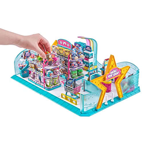 Mini Brands Mini Toy Shop Playset Series 1, Includes 5 Exclusive Mystery Mini Collectibles, Store and Display Collectible Mini Toys von Mini Brands