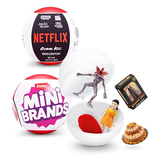 Mini Brands 77603 Netflix, Überraschungskapsel (2 Miniaturen, 1 Kapsel von Mini Brands