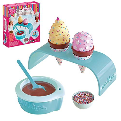 Mini Delices MND04000 Schokoladenzapfen Eiscreme-Set – Bastelset – Küchen-und Lebensmittelspielzeug für Kinder von Mini Delices