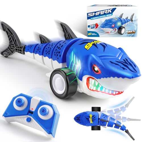 Mini Tudou Ferngesteuertes Hai Auto,Hai Spielzeug,2.4Ghz Kinder spielzeugauto mit Licht und Flexiblem Schwanz,RC Car Truck mit Schaukel und Geradem Modus,Geschenk ab 6 8 Jahre Kinder Jungen Mädchen Mini Tudou Ferngesteuertes Hai Auto,Hai Spielzeug,2.4Ghz Kinder spielzeugauto mit Licht und Flexiblem Schwanz,RC Car Truck mit Schaukel und Geradem Modus,Geschenk ab 6 8 Jahre Kinder Jungen Mädchen von Mini Tudou
