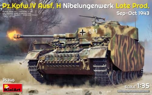 Leitermontageset kompatibel mit PZ.KPFW.IV AUSF. H.NIBELUNGENWERK LATE PROD. (SEP-OCT 1943) KIT 1:35 MINIART MIN35346 von MiniArt