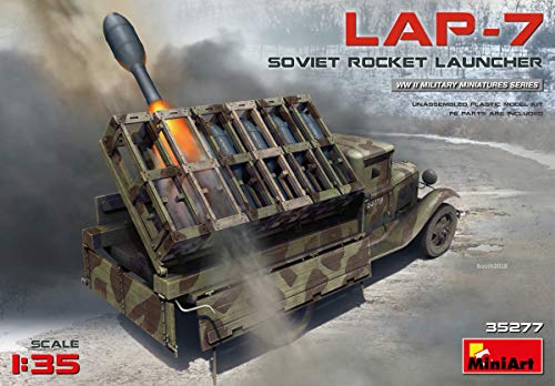 Mini Art 35277 1:35 Sov. Rocket Launcher LAP-7-originalgetreue Nachbildung, Modellbau, Plastik Bausatz, Basteln, Hobby, Kleben, Modellbausatz, Zusammenbauen, unlackiert von MiniArt