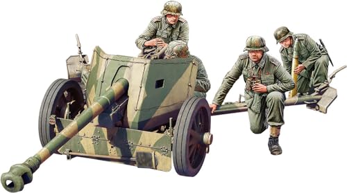 Mini Art 35400 1:35 Dt. 7,5cm PaK 40 m.Crew (4) m Prod.- originalgetreue Nachbildung, Modellbau, Plastik Bausatz, Basteln, Hobby, Kleben, Modellbausatz, Zusammenbauen, unlackiert von MiniArt