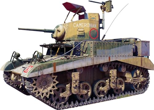 Mini Art 35421 1:35 Brit. Stuart Mk.I mit Interior - originalgetreue Nachbildung, Modellbau, Plastik Bausatz, Basteln, Hobby, Kleben, Modellbausatz, Zusammenbauen, unlackiert von MiniArt