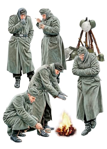 Mini Art 35428 1:35 Figuren-Set Deutsche Soldaten WW II Sp.Ed. - originalgetreue Nachbildung, Modellbau, Plastik Bausatz, Basteln, Hobby, Kleben, Modellbausatz, Zusammenbauen, unlackiert von MiniArt