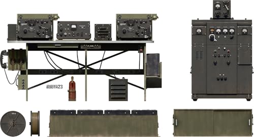 Mini Art 35455 1:35 U.S. Radio Set SCR-299 - originalgetreue Nachbildung, Modellbau, Plastik Bausatz, Basteln, Hobby, Kleben, Modellbausatz, Zusammenbauen, unlackiert von MiniArt