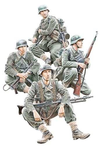 Mini Art 35484 1:35 Figuren Set Panzergrenadiere Set 2 - originalgetreue Nachbildung, Modellbau, Plastik Bausatz, Basteln, Hobby, Kleben, Modellbausatz, Zusammenbauen, unlackiert von MiniArt