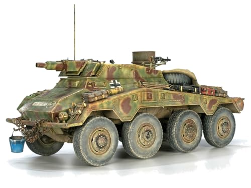 Mini Art 53001 1:35 Sd.Kfz.234/3 Schw. Panzer Stummel - originalgetreue Nachbildung, Modellbau, Plastik Bausatz, Basteln, Hobby, Kleben, Modellbausatz, Zusammenbauen, unlackiert von MiniArt