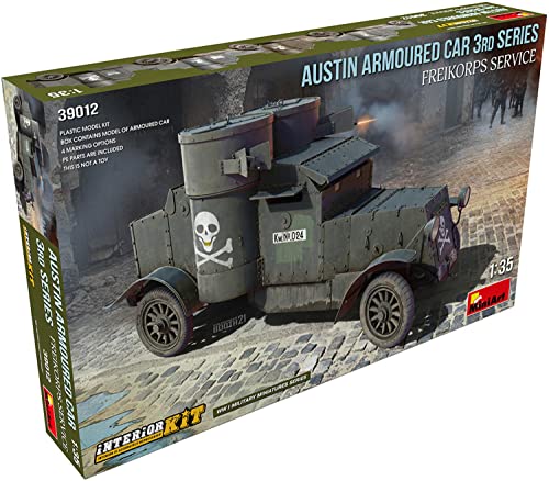 Mini Art 550039012 Miniart WWI 1:35 - Austin 3rd Series, Freikorps Service Int Plastik Bausatz, Geformte Farbe von MiniArt