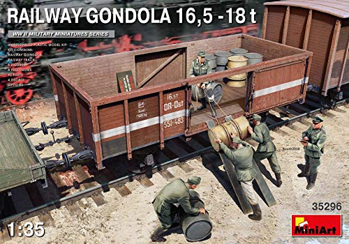 MiniArt 35296 Modellbausatz Railway Gondola 16,5-18 t von MiniArt