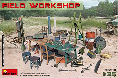 MiniArt 35591 Field Workshop Modellbauzubehör, grau, Various von MiniArt