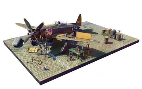 MiniArt Kit 48018 THUNDERBOLT P-47D BUBBLETOP WITH BASE | ACCESSORIES. BIG SET von MiniArt