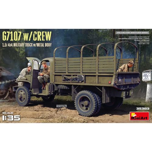 MiniArt MIN35383 1:35-G7107 w/Crew 4x4 Cargo Truck mit Metallkörper, geformte Farbe MiniArt MIN35383 1:35-G7107 w/Crew 4x4 Cargo Truck mit Metallkörper, geformte Farbe von MiniArt