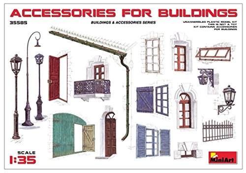 MiniArt MIN35585 35585 Accessories for Buildings Modellbauzubehör, verschieden von MiniArt