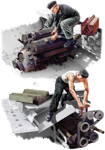 MiniArt 35331 1:35 Fig. Pz-Meachniker (2) Maybach HL120 - originalgetreue Nachbildung, Modellbau, Plastik Bausatz, Basteln, Hobby, Kleben, Modellbausatz, Zusammenbauen, unlackiert MiniArt 35331 1:35 Fig. Pz-Meachniker (2) Maybach HL120 - originalgetreue Nachbildung, Modellbau, Plastik Bausatz, Basteln, Hobby, Kleben, Modellbausatz, Zusammenbauen, unlackiert von MiniArt