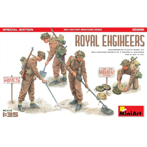 Miniart MIN35292 Royal Engineers (Spec Edit), geformte Farbe von MiniArt