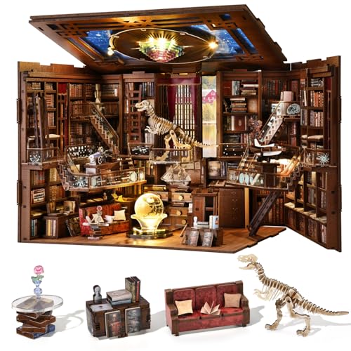 MiniCity Book Nook Kit, DIY Miniatur Puppenhaus Booknook Kit(Beyond Library Max) von MiniCity