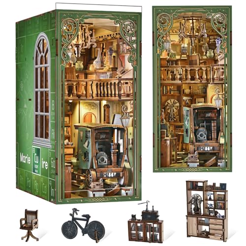 MiniCity Book Nook Kit, DIY Miniatur Puppenhaus Bücherecke Kit für Jugendliche und Erwachsene-The Radium Lady MiniCity Book Nook Kit, DIY Miniatur Puppenhaus Bücherecke Kit für Jugendliche und Erwachsene-The Radium Lady von MiniCity