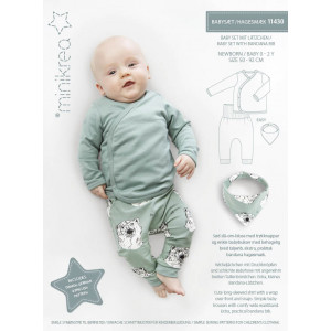 MiniKrea Baby Set mit Lätzchen Größe 0-2 Jahre von MiniKrea