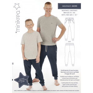 MiniKrea Schnittmuster 66340 Sweat Hose Gr. 2-16 Jahre von MiniKrea