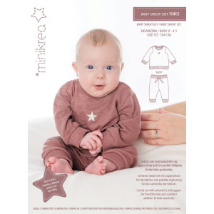 MiniKrea Schnittmuster Baby Sweat Set 0-4 Jahre von MiniKrea