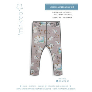 MiniKrea Schnittmuster 00120 Unisex Baby Leggings Größe 0-4 Jahre von MiniKrea